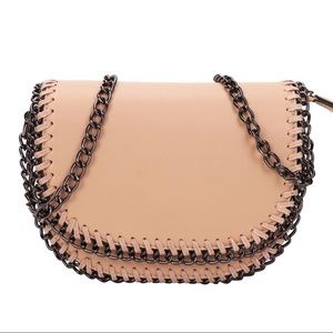 Apricot whipstitch bag